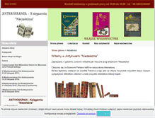 Tablet Screenshot of antykwarnia.com.pl